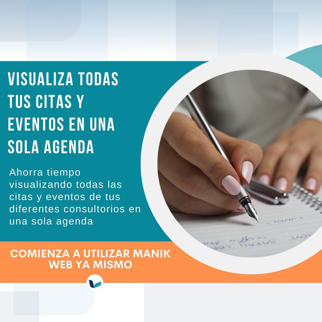 Prueba la nueva herramienta de AgendaManik y visualiza todos los eventos de tus consultorios desde un solo lugar. Obtén un mayor acceso y control a tus citas médicas y mejora la organización de tu consultorio.

¡Comienza a usar ManikWeb ya mismo!
buff.ly/3wMcwt7