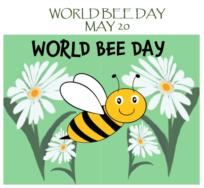 WORLD BEE DAY

World Bee Day is observed across the world on May 20. On this day, beekeeping events are held to educate the general public about the importance of bees and beekeeping. 
nationaltoday.com/world-bee-day/
#thecartlincarts