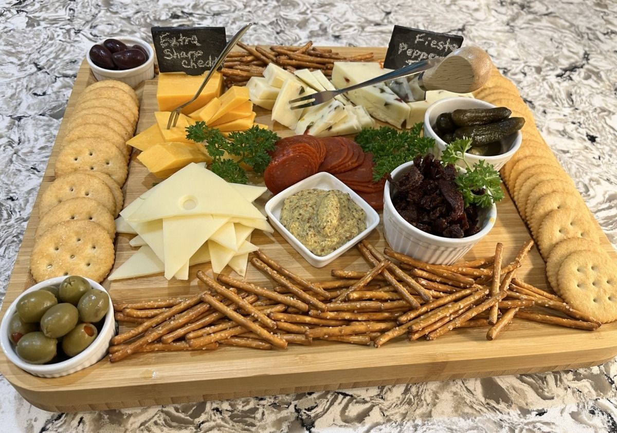 Throwing a mini dinner party? A charcuterie board is ideal for any social gathering. Have you created a charcuterie board before? Follow my board here: michellevalentine.tv/how-to-create-… #michellevalentine #loveeattravel #charcuterieboard #charcuterie #board #cheese #recipes #snack