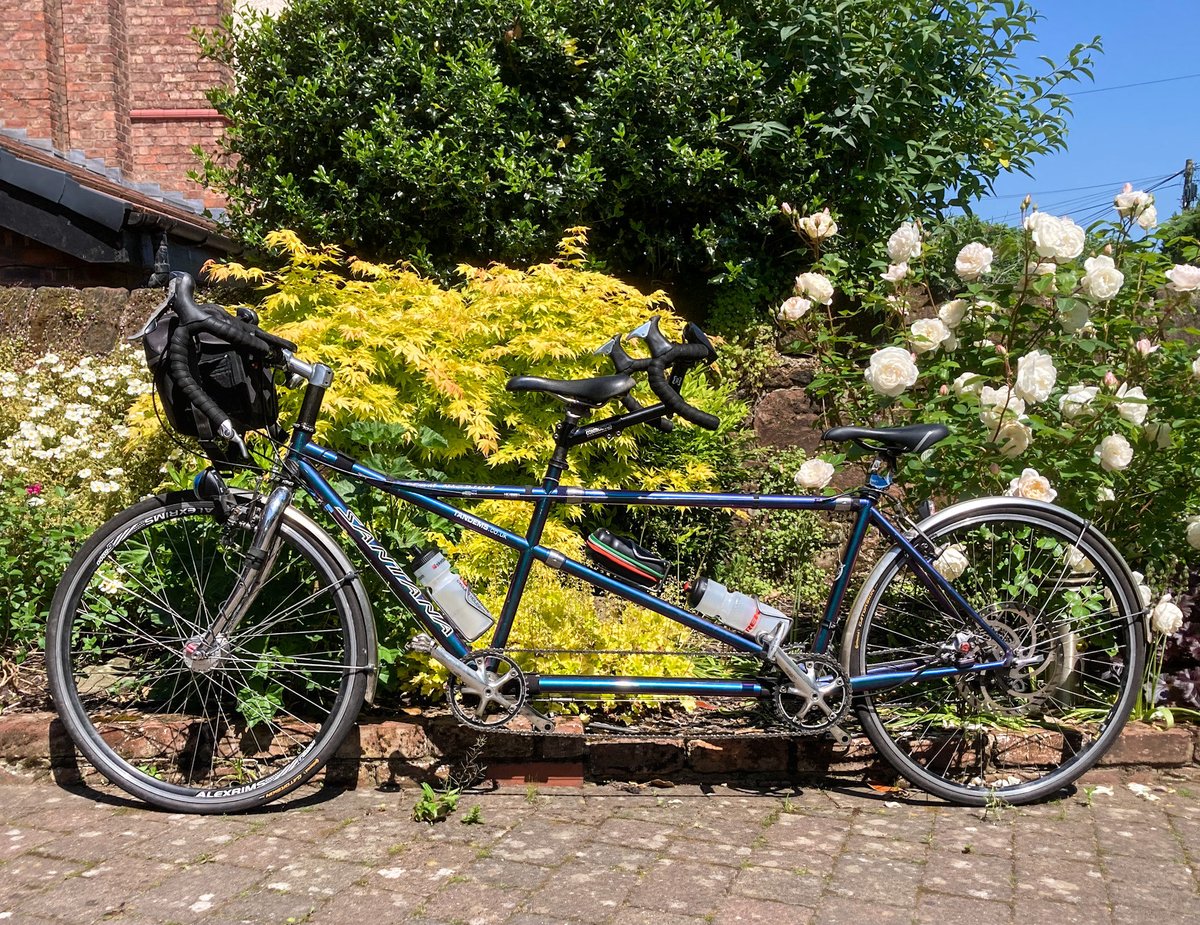 The last hurrah. After 17 years, tens of thousands of miles, and adventures over 4 continents including LEJOG, crossing the Andes and visiting 60% of the world’s communist countries, we are trading in our tandem.  A new model awaits on Friday.