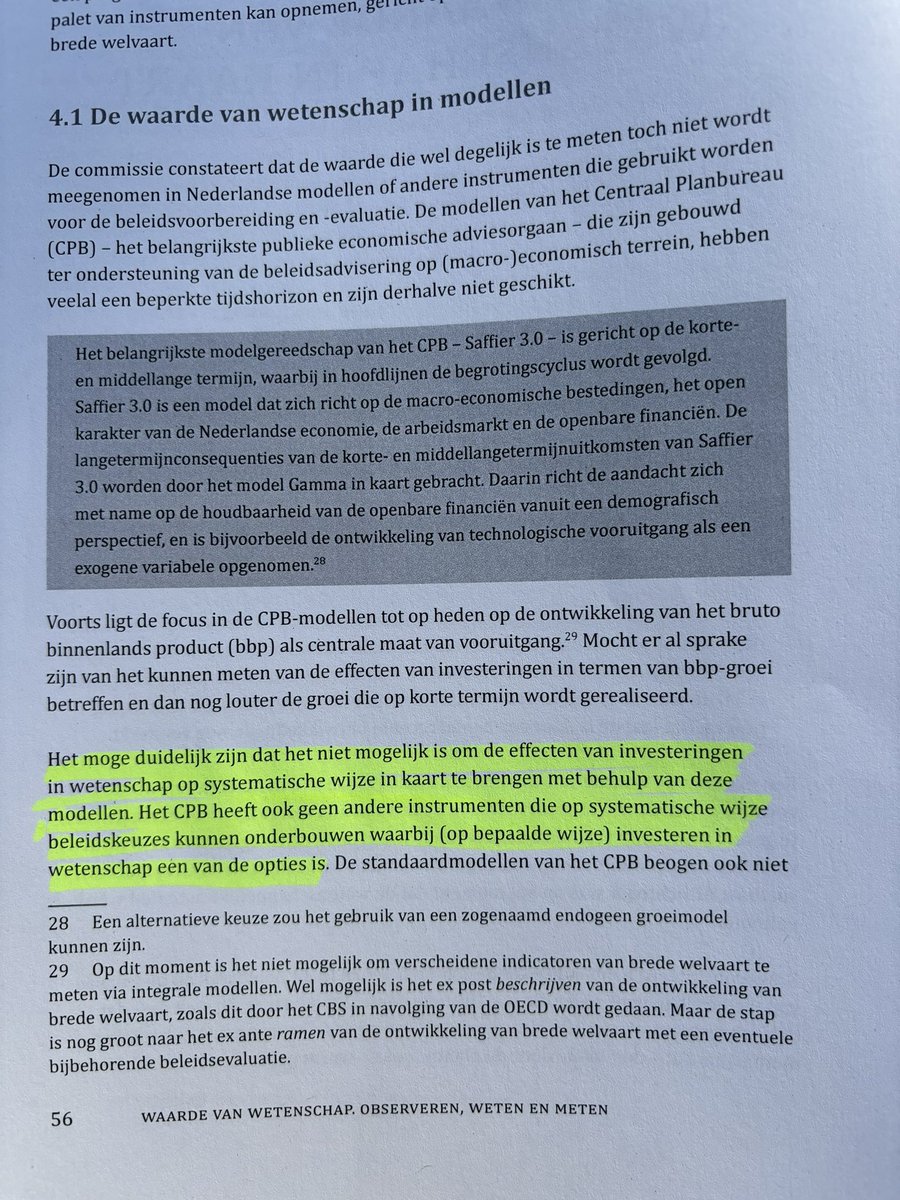 De Koninklijke Nederlandse Akademie van Wetenschappen (KNAW) maakt in haar  advies “Waarde van Wetenschap” gehakt van de modellen van het Centraal  Planbureau (CPB). Een van de redenen waarom veel partijen waaronder FVD, image size:900x1200