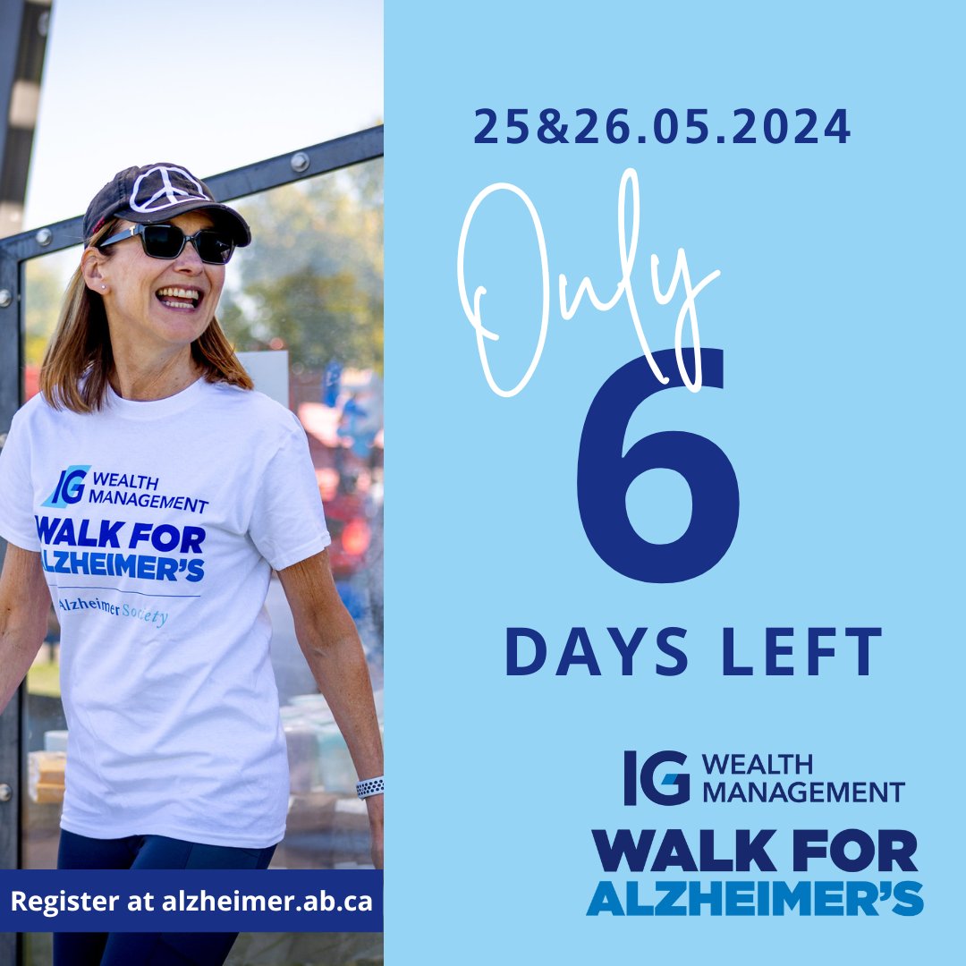 The challenge of dementia looms large, and we know we can't tackle it alone. Alberta and the Northwest Territories, it's time to lace up and join the movement. Join us in the #IGWalkforAlz -ow.ly/Ipjh50RxX5n
#HelpforDementia