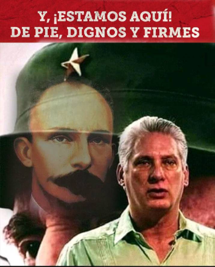 Como mismo nos soñaste, Dignos y Firmes!!! #MartíVive