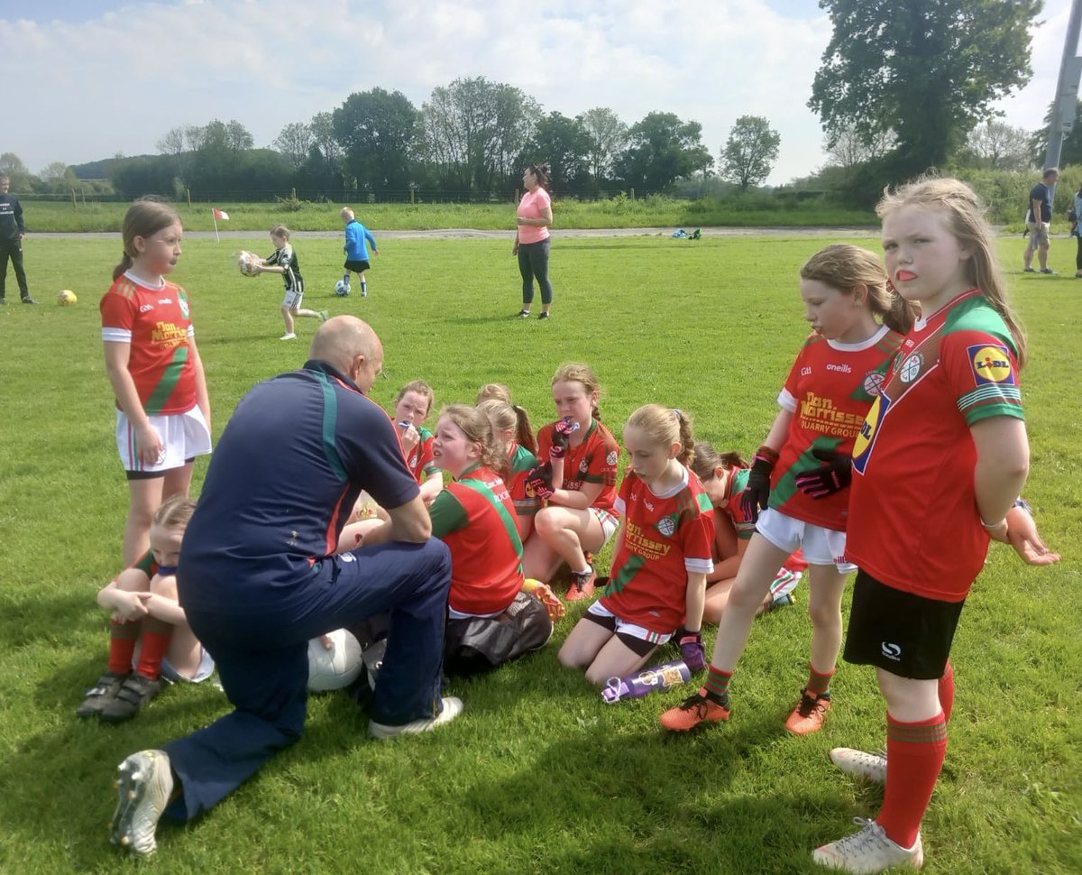 Great morning of football and fun in @BallonGFC for our U8 and U10 Girls. Super effort and skill on show, well done to all the players. Many thanks to Ballon for hosting and thanks also to the mentors and parents 🔴🟢. @BallonGaa @CarlowLGFA