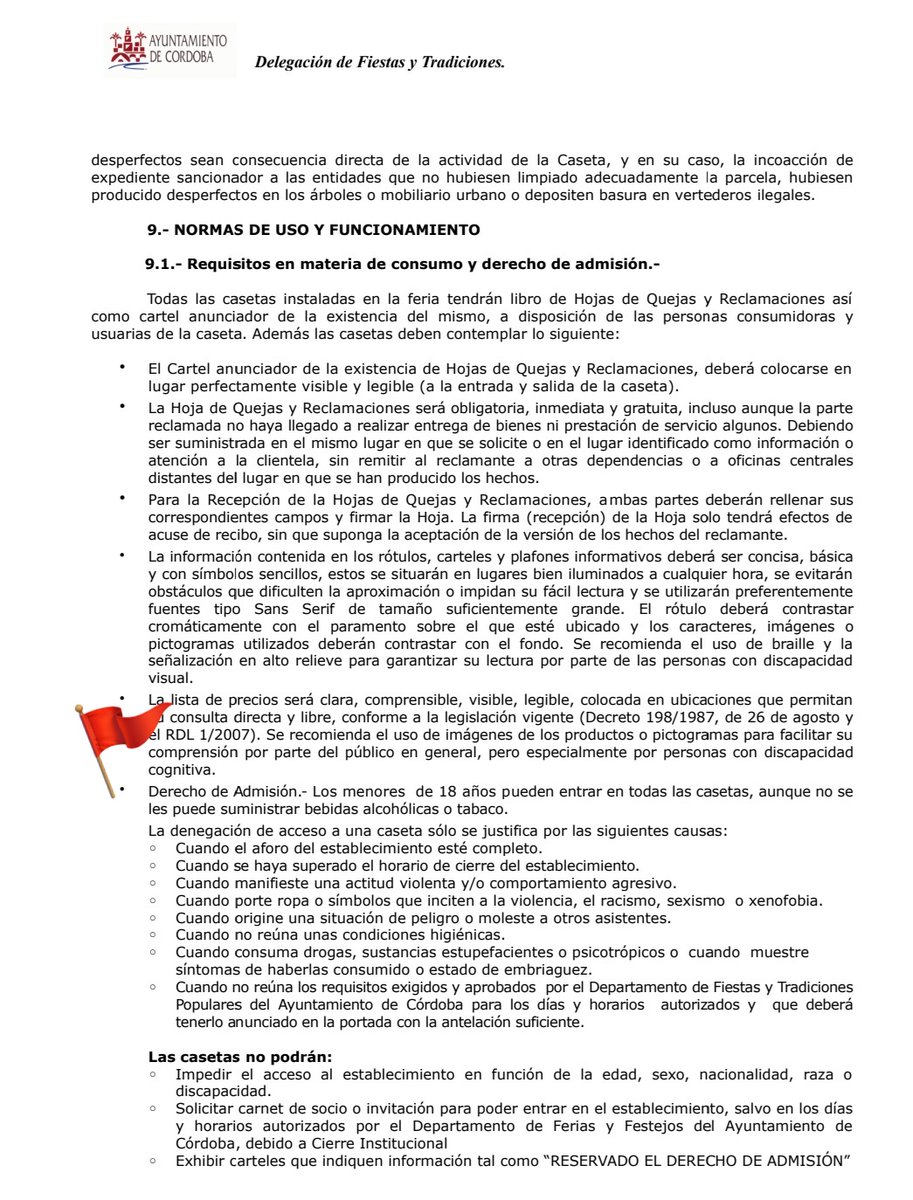 Es una barbaridad la cantidad de casetas que niegan la entrada a menores 18 años, algo expresamente prohibido en las bases. ¿Cómo deben actuar ante los porteros? <a href="/ayuncordoba_es/">Ayuntamiento Córdoba</a> <a href="/cintiabustos_/">Cintia Bustos</a> <a href="/matorrico67/">Miguel A. Torrico</a> <a href="/jmbellidoroche/">José Maria Bellido</a> <a href="/cordoba/">Diario CÓRDOBA</a> <a href="/abccordoba/">ABC Córdoba</a> <a href="/_lavozdecordoba/">La Voz de Córdoba</a> <a href="/eldiacordoba/">El Día de Córdoba</a>