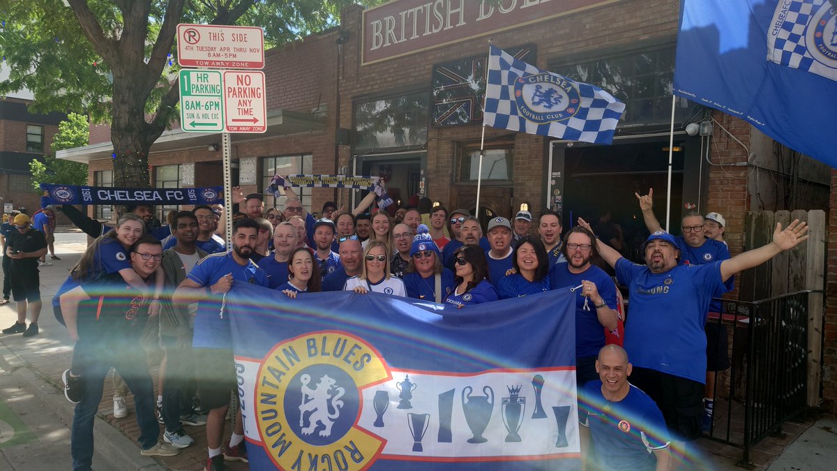 It's a always a party in Denver when @ChelseaFC or @ChelseaFCW play. #RMBsNeverLose