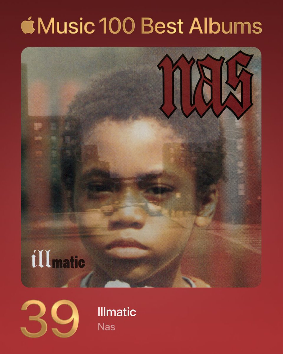 39. Illmatic - Nas #100BestAlbums