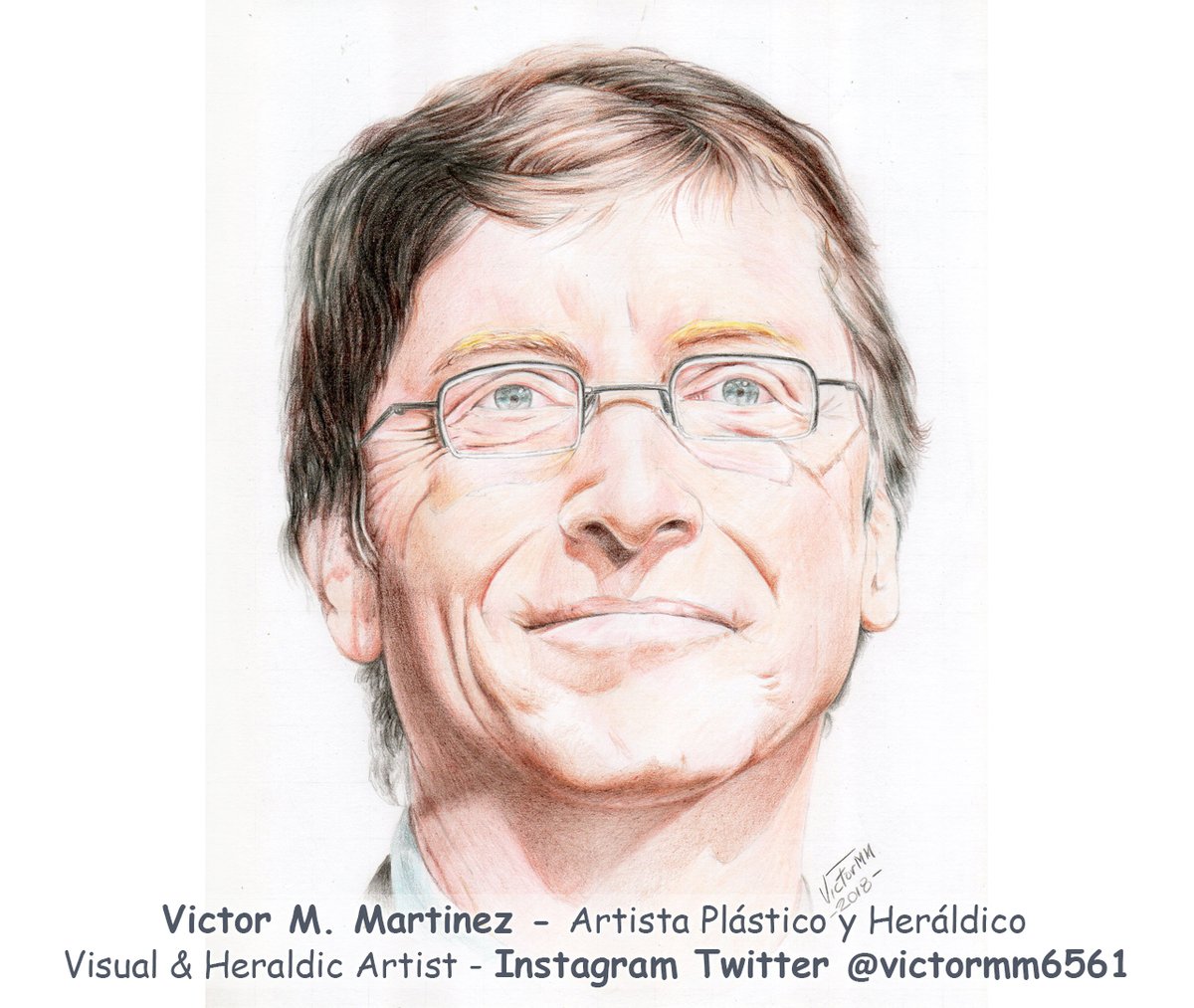 Bill Gates Retrato, #nice #portrait of #BillGates, por by Victor M. Martinez, Artista Plástico y Heráldico, #Dibujo #Drawing 28x22 cms. Siga y apoye mi obra.

#Microsoft #Windows 🪟 #Tech #Science #Arte 🎨 #ArtForSale 💰 #Art #FanArt #Artist #VisualArt #Carabobo ❤️‍🩹 #Venezuela 🇻🇪