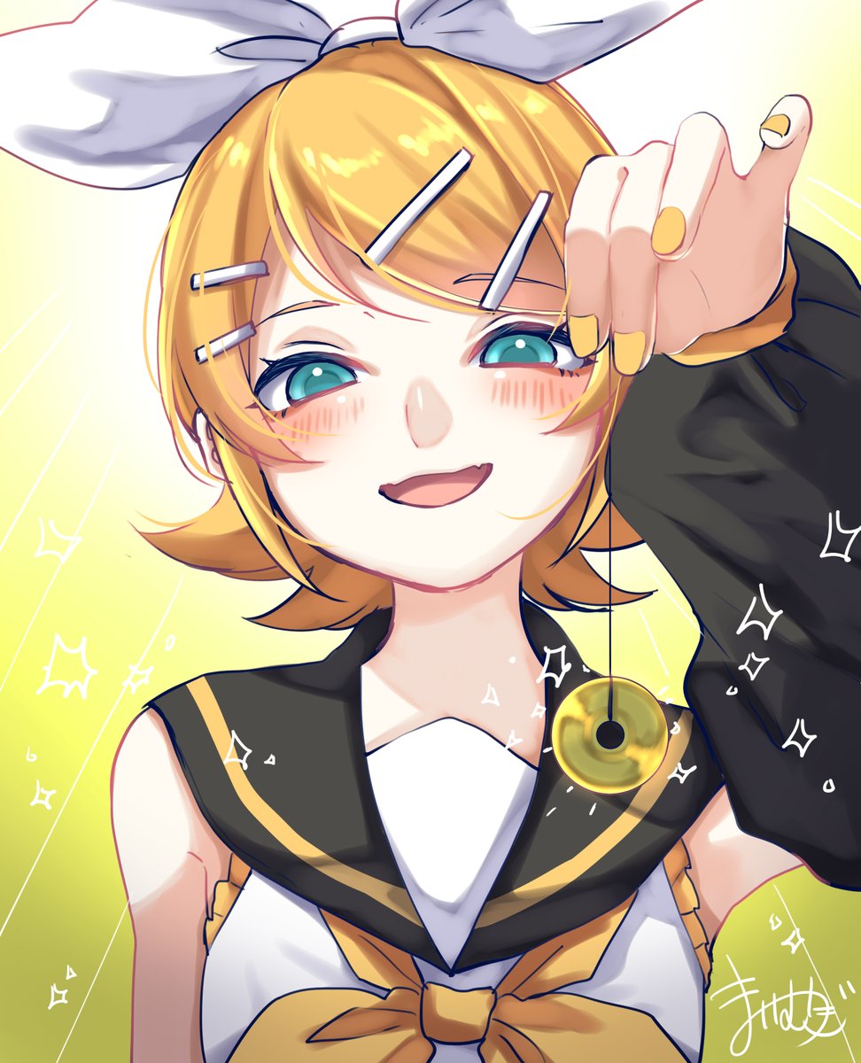 マスターはだんだんリンのことが好きになぁる… #鏡音リン #VOCALOID