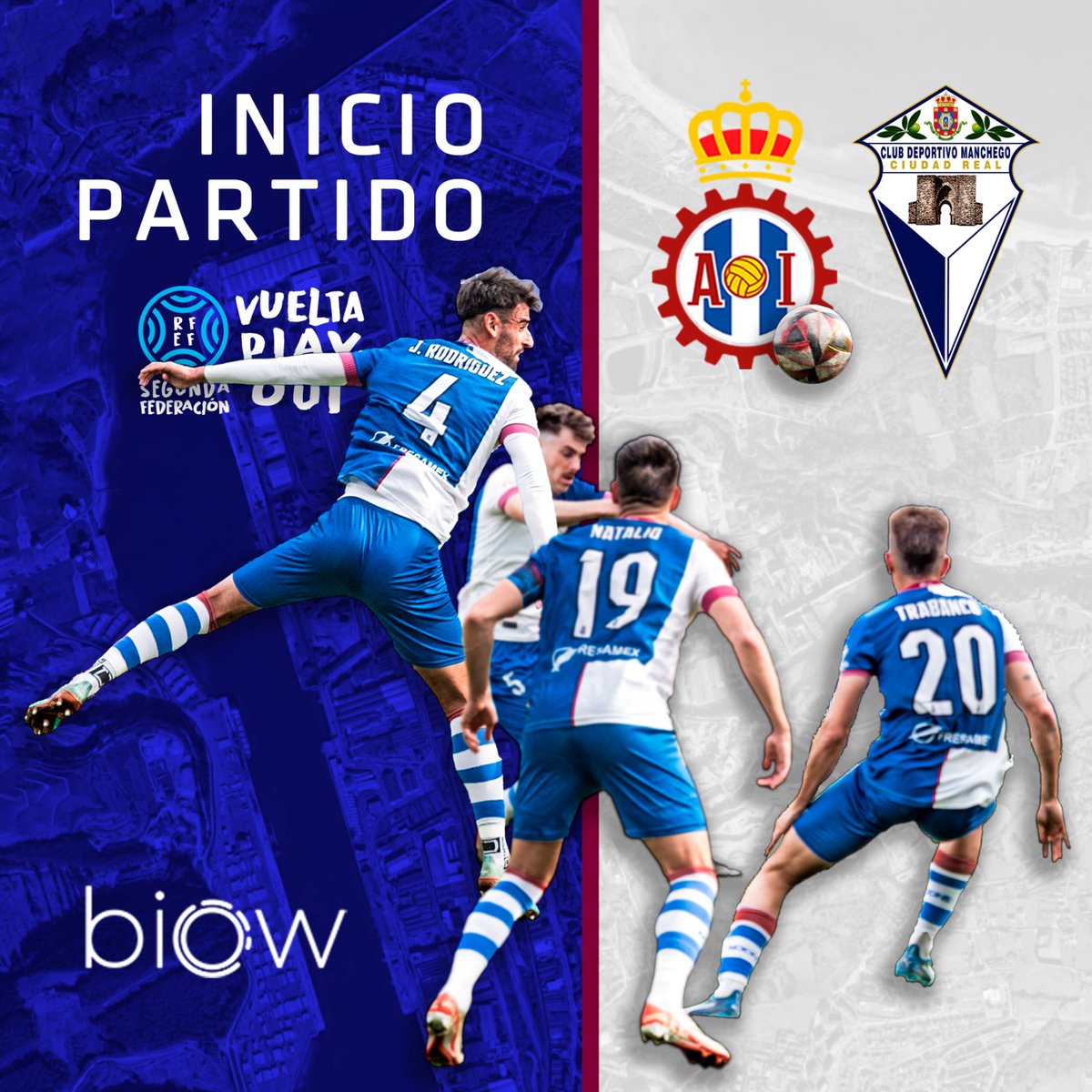 RealAvilesInd's tweet photo. ▶️ ¡𝐂𝐎𝐌𝐈𝐄𝐍𝐙𝐀 𝐞𝐥 𝐩𝐚𝐫𝐭𝐢𝐝𝐨! ⚽
0️⃣ @RealAvilesInd
0️⃣ @CDManchegoCReal
📺 También arrancó la retransmisión en https://t.co/B6UqqpAxyW
#AREVENTAR 🔥
#RealAvilésIndustrial 🔵⚪🔴 https://t.co/q1Ajn7UpvY