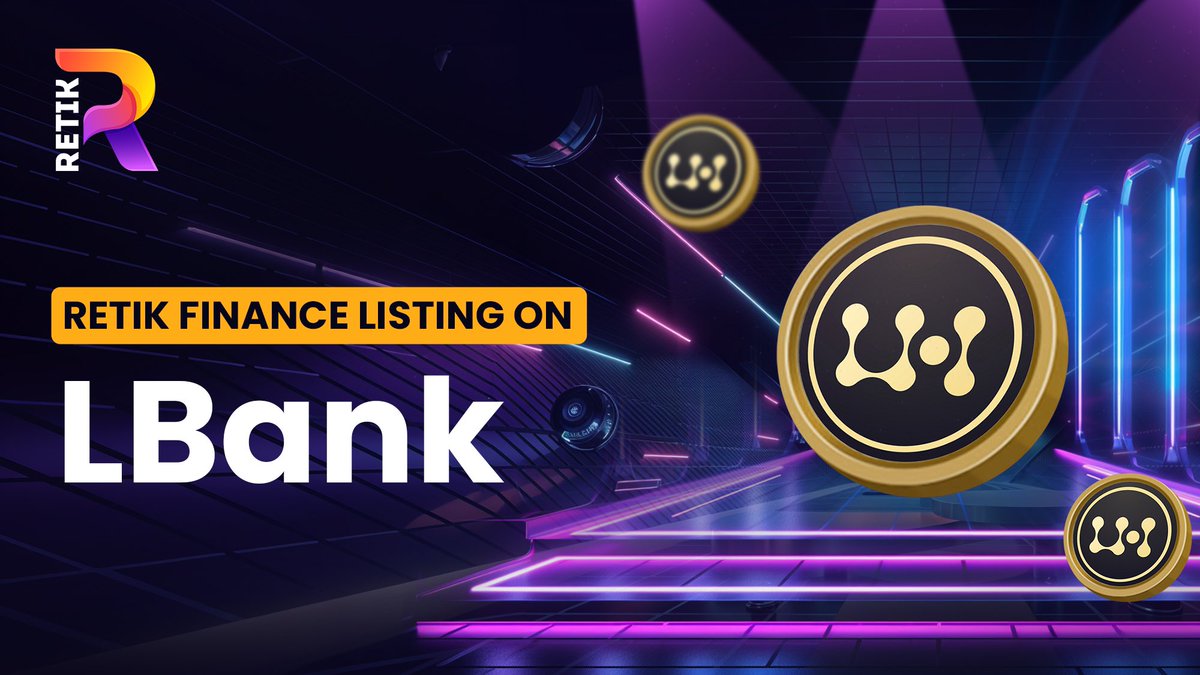 retikfinance's tweet photo. 🔥 The wait is over! Retik Finance ($RETIK) will be listed on @LBank_Exchange on May 21st. 😍

This listing represents a significant step forward for our project and community. 

We look forward to seeing you trade RETIK!

#retikfinace #retik #LBank #CryptoExchange https://t.co/m4XAYqk9Ic