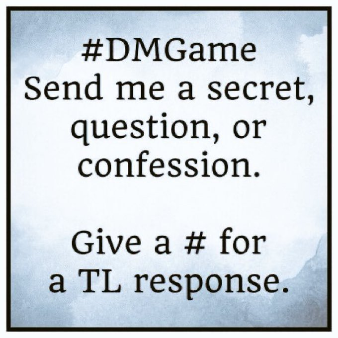 DehvwithaP's tweet image. #DMGame 4/6
