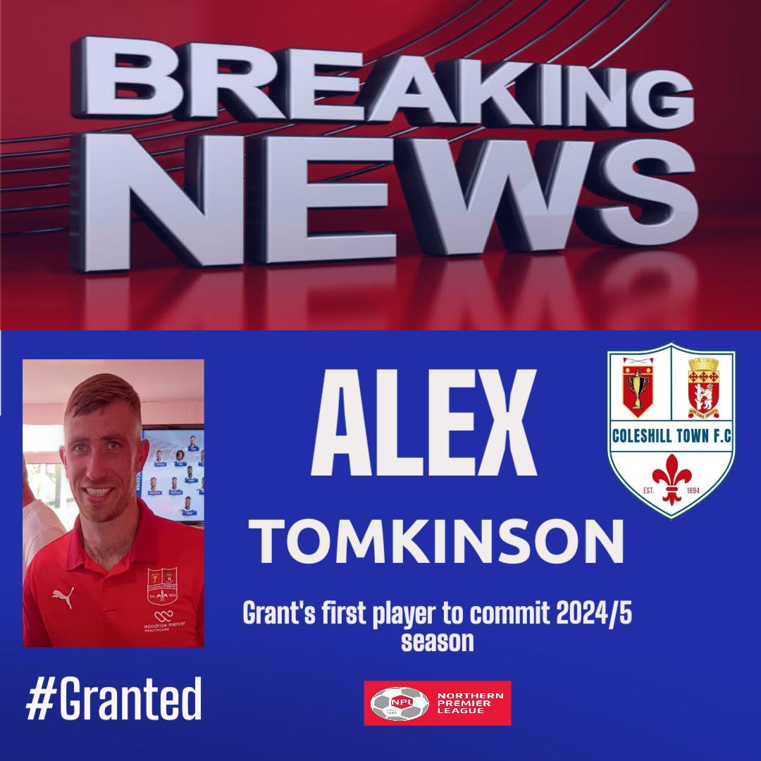 Against all odds @GrantJJoshua has got @Alex_tomkinson1 to commit for 2024/5 season.