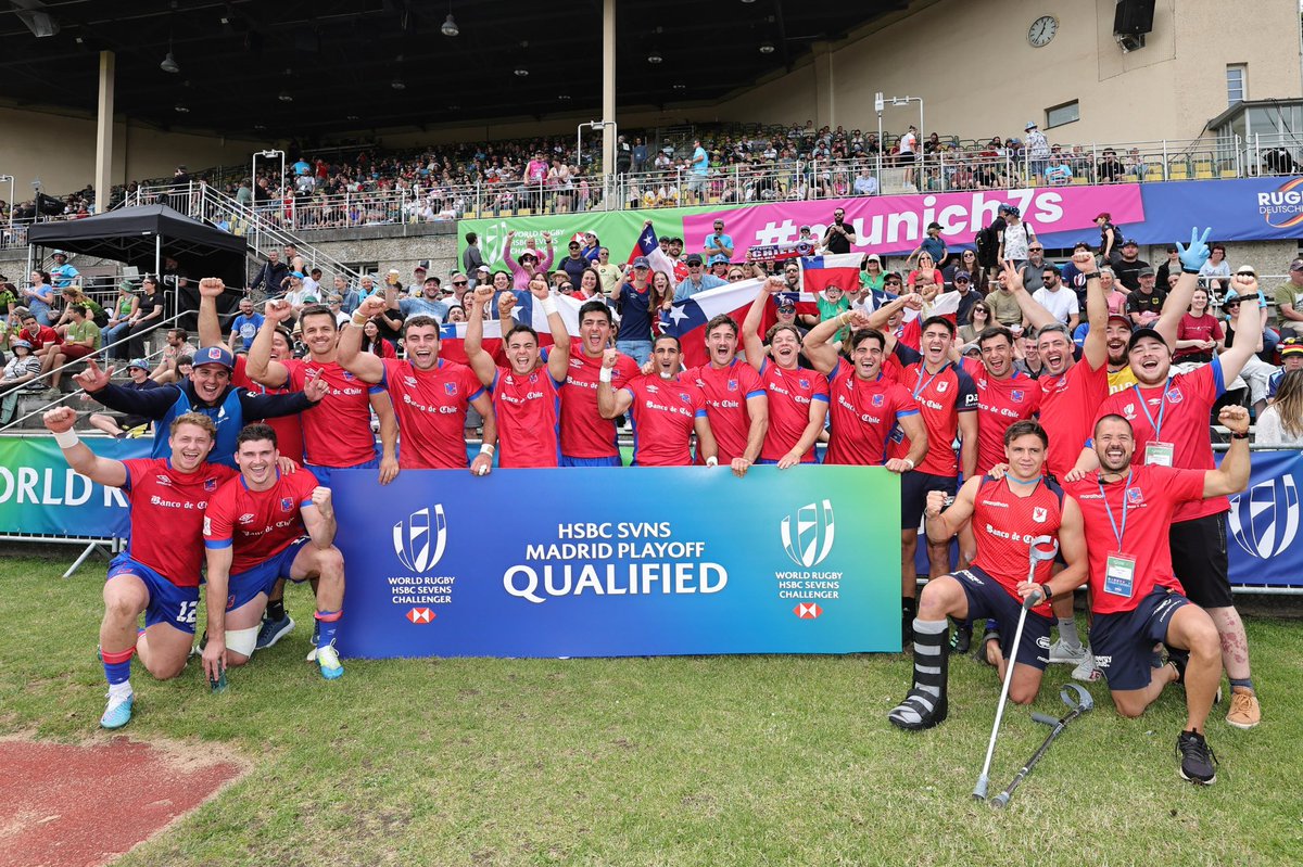 ¡BRONCE Y CLASIFICACIÓN! 🥉🔥

El Team Chile 🇨🇱 de Rugby 7 🏉 se quedó con el tercer lugar 🥉 del World Challenge Series, tras ser cuarto en Múnich 🇩🇪. El equipo nacional cayó en semifinales ante Uruguay 🇺🇾 y en la definición del bronce del certamen ante Hong Kong 🇭🇰.

Los