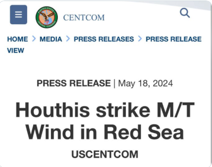 Update It now appears that the M/T Wind was carrying Russian & Venezuelan oil. It was attacked in the Red Sea presumably by Houthis. The motive is unclear. #energy #OOTT #oilandgas #WTI #CrudeOil #fintwit #OPEC #Commodities #geopolitics #politics #PoliticsToday