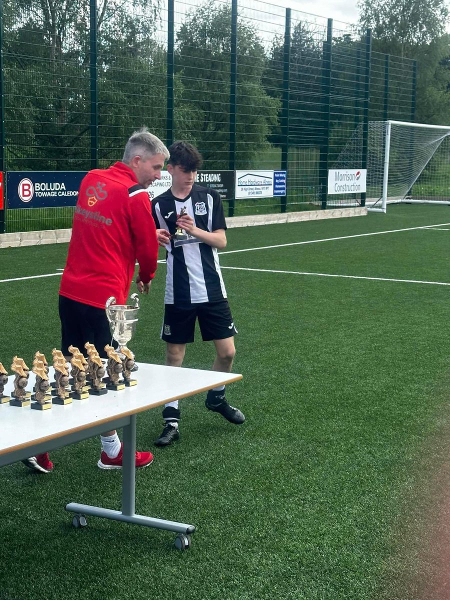 HIGHLAND CUP WINNERS

Our 2010s squad were also in action today, taking part in the Highland Cup in Alness! 

Playing matches all day between 9-5pm the lads came away as winners, with our own Ben Porter picking up player of the tournament to cap off a cracking day! 🏆
