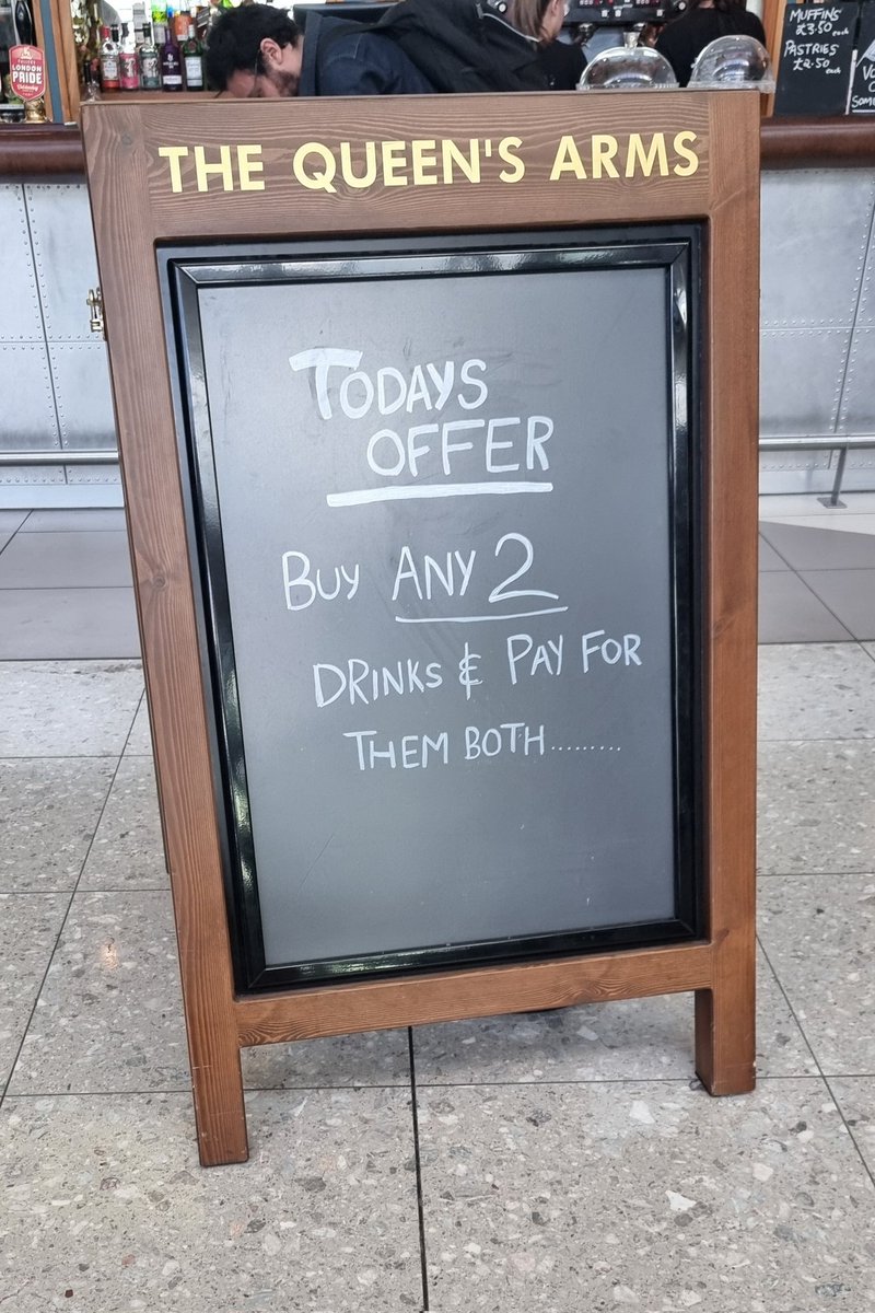 Still thinking about this deal in London Heathrow