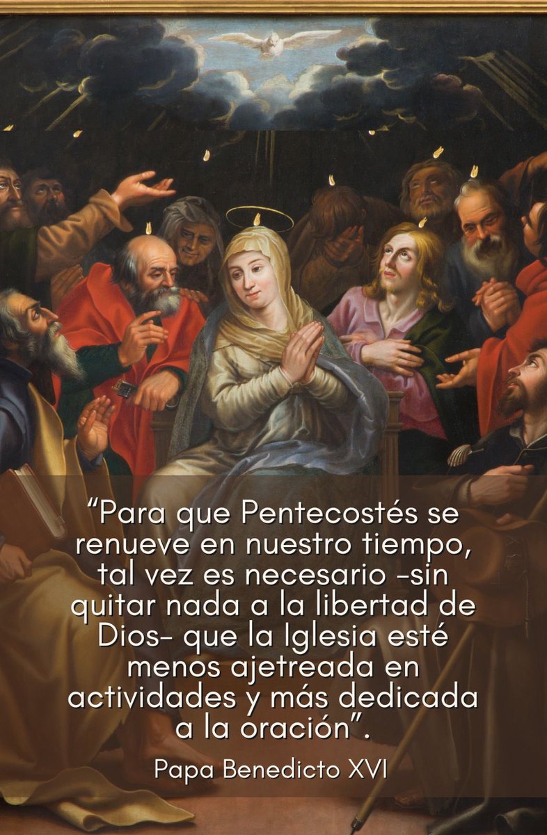 Ven Espíritu Santo, ven! Por medio de la poderosa intercesión del Inmaculado Corazón de María 🙏🏻