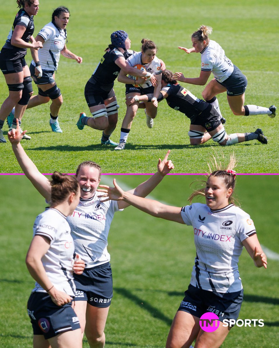 ✅ @SaracensWomen have recorded their 𝗳𝗶𝗿𝘀𝘁-𝗲𝘃𝗲𝗿 𝘄𝗶𝗻 at Exeter Chiefs

And with a huge 57-7 💪

#AllianzPWR | #EXEvSAR