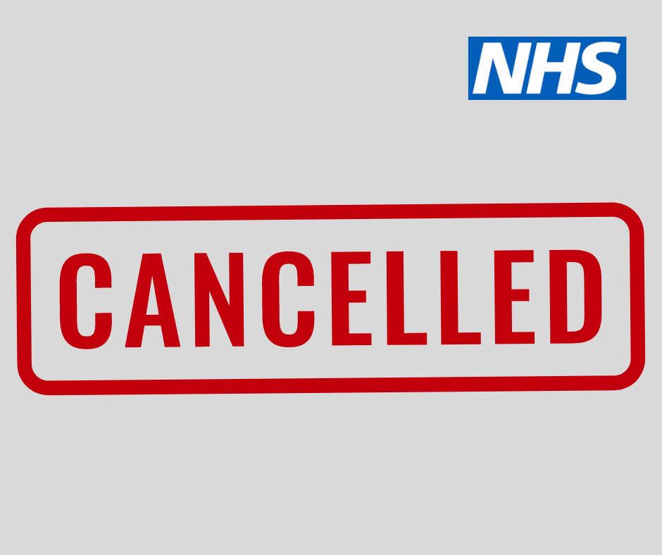 For every missed GP Practice appointment, it is a missed opportunity to see another patient. By cancelling unwanted appointments, even if it is a few minutes before, it means other patients have an opportunity to be seen more quickly. Contact your surgery to cancel or reschedule