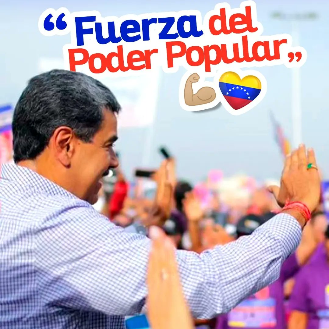 ✨🇻🇪¡La esperanza está en la calle! Con nuestro presidente @nicolasmaduro seguiremos venciendo y avanzando al país que todos y todas soñamos. @NicolasMaduro @gestionperfecta @AlcaldiaDCcs #YoSigoAMaduro