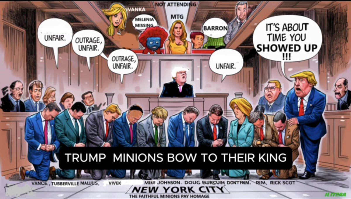 #ProudBlue #ResistanceUnited #ProudBlueEditorials The contents of this editorial is solely my opinion. Donald Trump has gotten very little support from his family during his election interference trial in NYC. That speaks volumes and is something MAGA might want to take note
