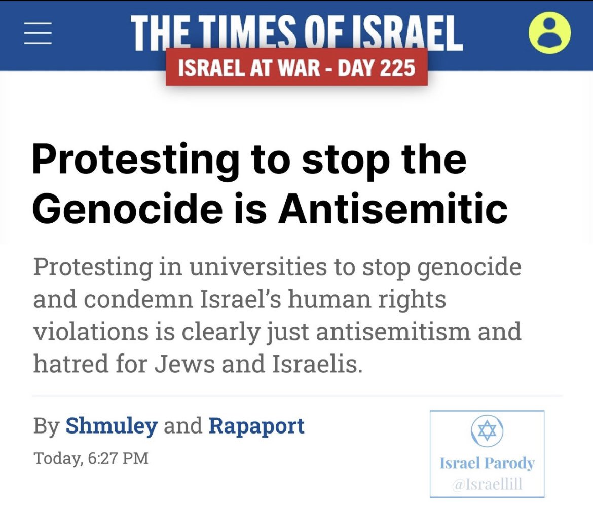 Being anti-genocide means you hate jews You can't make this stuff up