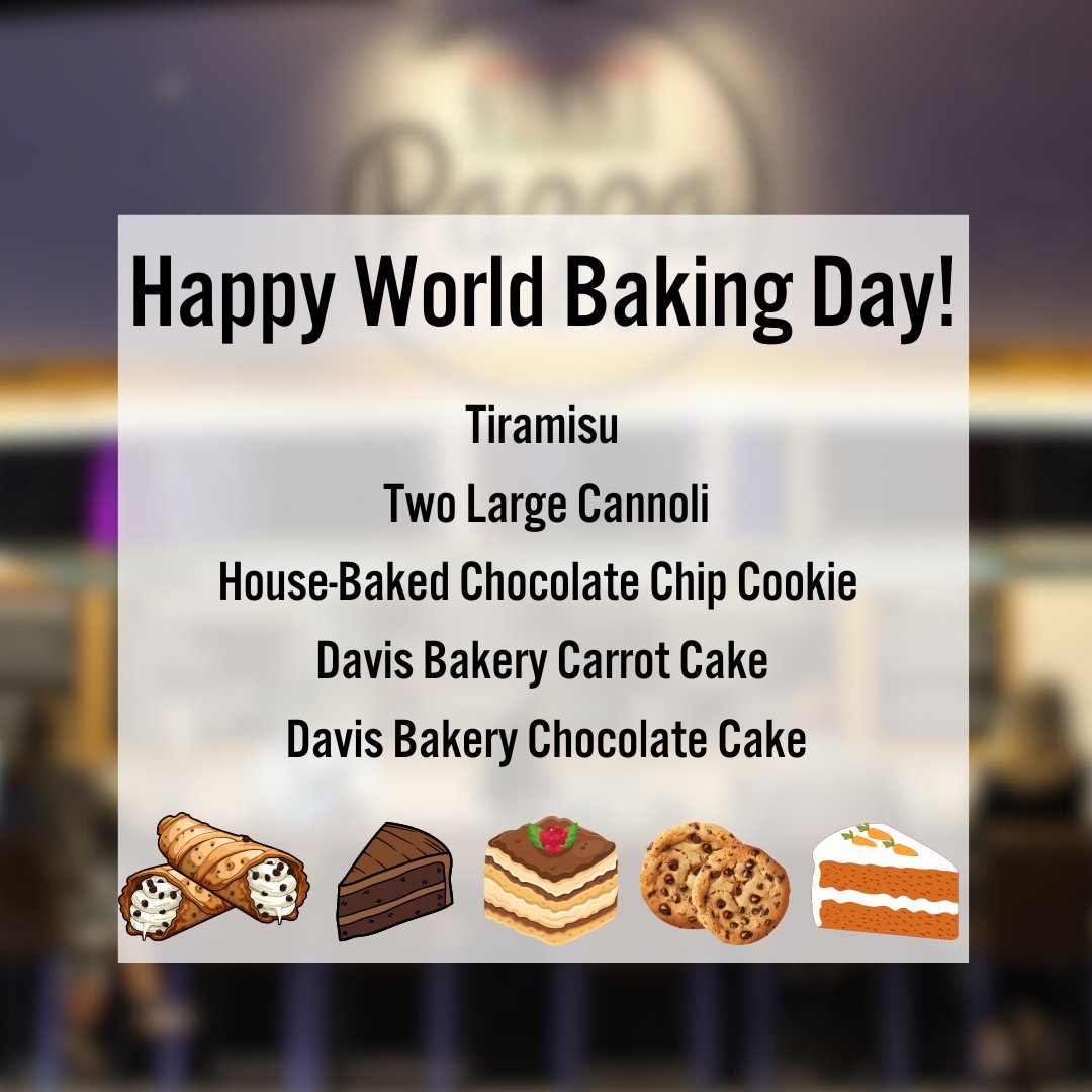 Happy #WorldBakingDay! Which sweet treat is your fav to grab from Nonna Pazza or ABB?