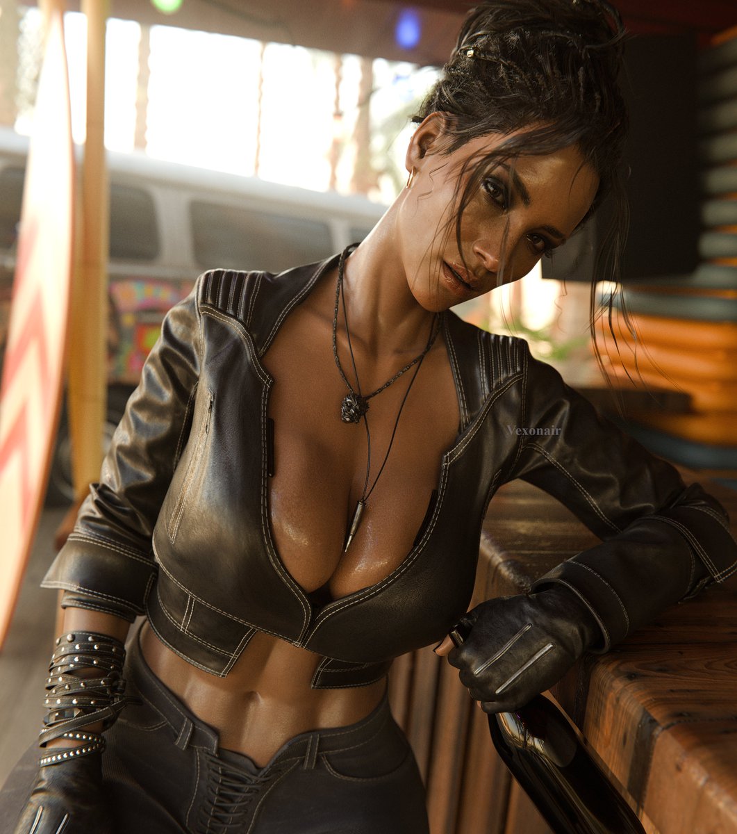 Vexonair's tweet photo. Humid.

Panam Palmer, Cyberpunk 2077 https://t.co/I3MjB98FvX