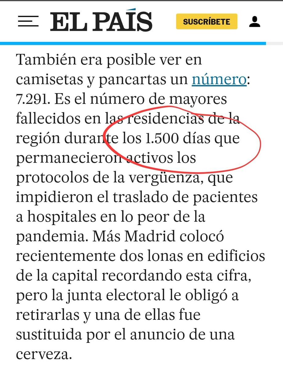 En el capítulo de bulos de hoy tenemos que: -Con 18.000 manifestantes llenas las calles de Madrid. (Está bien saber esta medida de El País para próximos domingo) - Ha habido un supuesto protocolo en Madrid que se ha aplicado 1.500 días, es decir, 4 años. #StopFakeNews