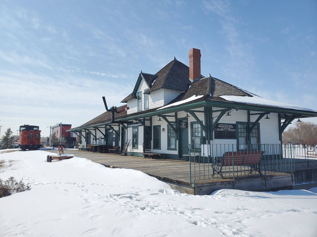 The Fort Saskatchewan railway station is a former railway station in Fort Saskatchewan, Alberta, Canada. It is a designated provincial historic resource. It was built by the Canadian Northern Railway along the east-west Canadian Northern Railway line. #Canada #railways #stations