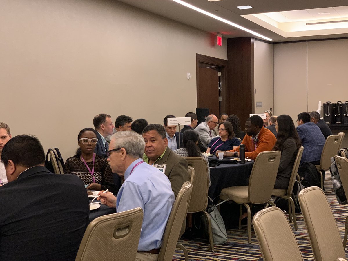 AmerGastroAssn's tweet photo. Great to have so many of our #AGAResearchFoundation awardees including @alhecht, @CSTseMD and @JosephBurclaff at today’s networking event at #DDW2024! https://t.co/wuonEoXFGE
