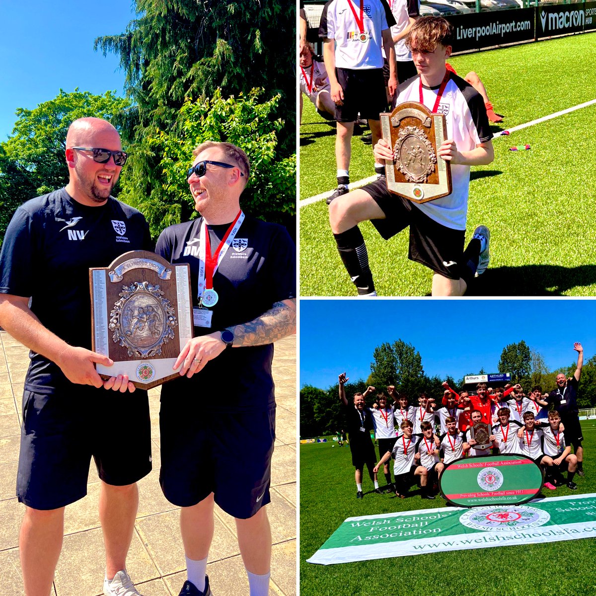 Amazing achievement from the U15’s school boys going undefeated and winning the welsh Schoolboy’s Trophy 🏆 #welshchampions