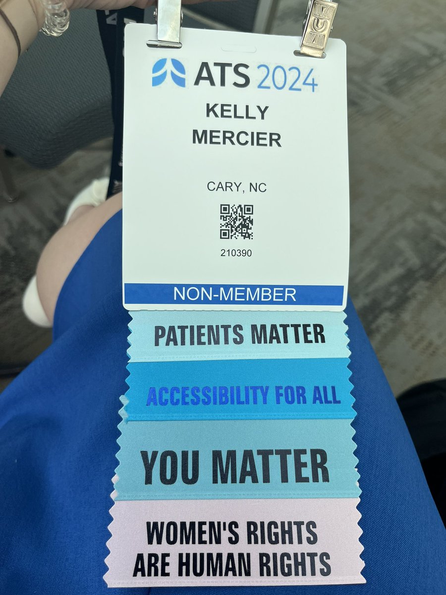 I’m attending #ats2024, picked up my badge, and found the best thing: community tags. I love this so much. I hope @asco #asco2024 and @IASLC #wclc2024 will follow suit.