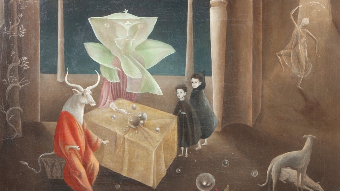 Leonora Carrington And Then We Saw the Daughter of the Minotaur 1953 #Carrington #Surrealism #VirtualCollection24
