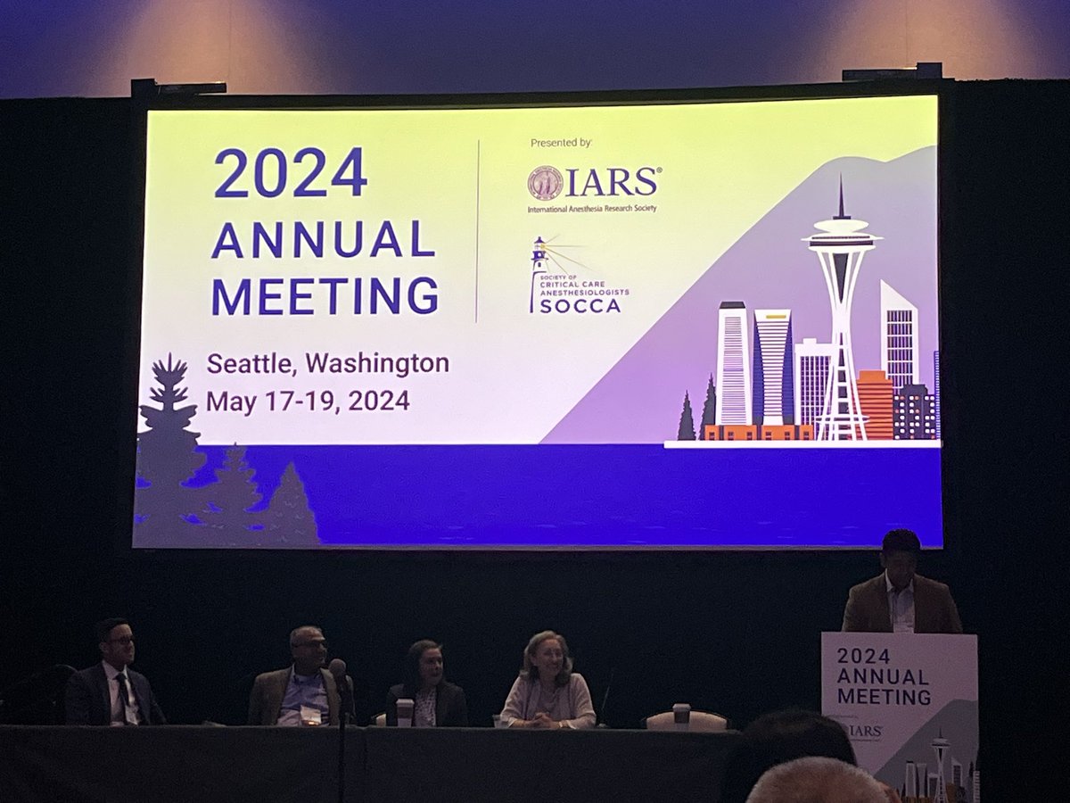 Happening right now!
“Why Are Most Critical Care RCTs Negative?”
#IARS24 #SOCCA2024 #medtwitter #anesthesiology