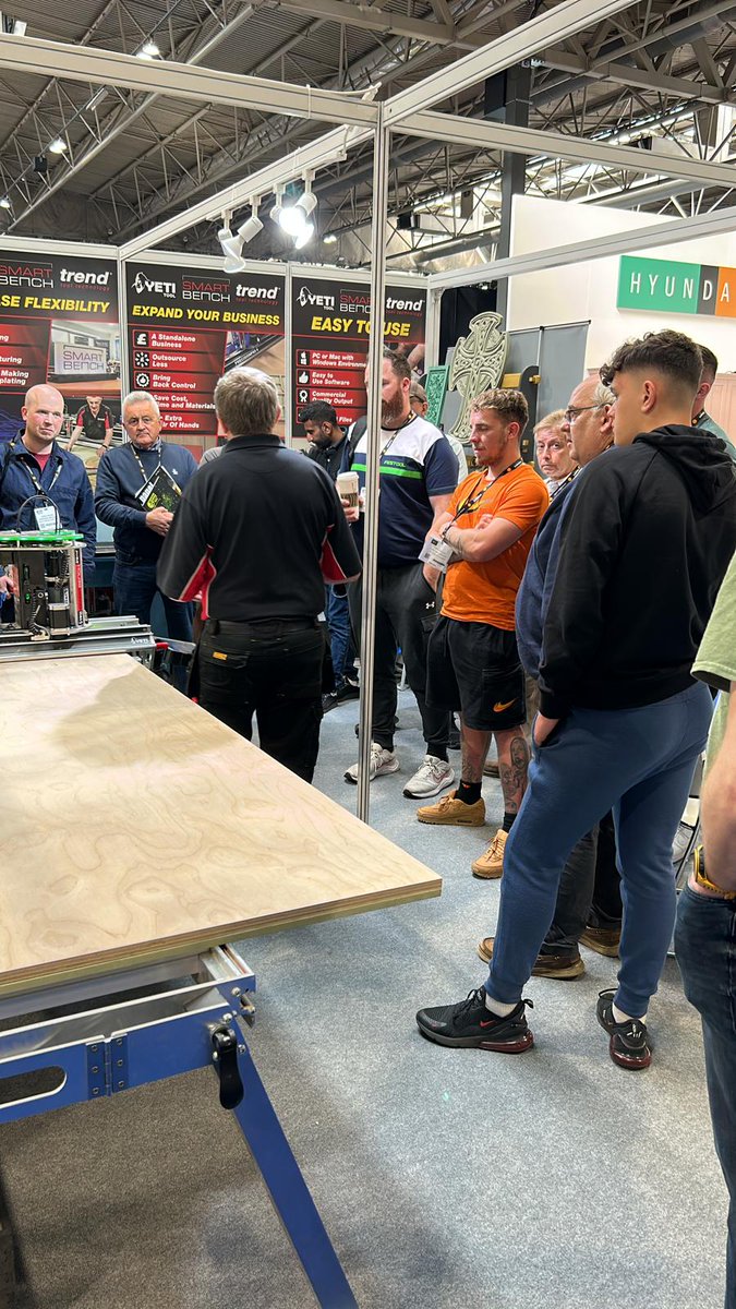 It's been a busy weekend for Trend as today also marks the kickoff of this year's <a href="/MAF_Show/">Materials & Finishes Show</a>!

Our experts are at Stand E21 in <a href="/necbirmingham/">thenecbirmingham</a>, showing what the <a href="/yetitool/">Yeti Tool Ltd</a> Trend CNC SmartBench can do, how it is easy to use, &amp; how it helps businesses to streamline their operations.