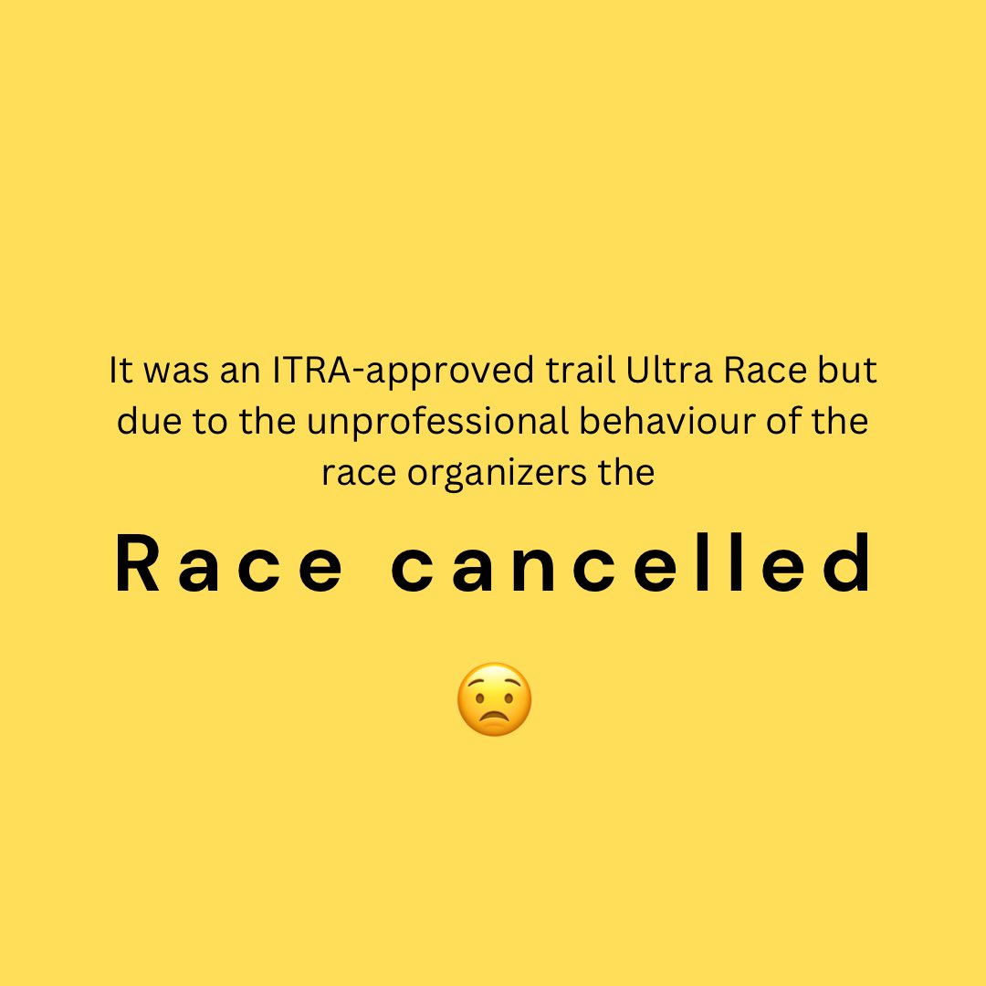 The race was cancelled by the organizers today due to their unprofessional acts. ‘Runners suffered but who cares’ attitude of such race organizers is very disappointing. @ITRA_trail should think twice before approving races like #NainitalTrailUltra