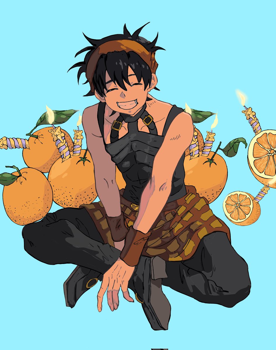 Orange child 🍊✨
#ナランチャ生誕祭
#ナランチャ・ギルガ生誕祭2024