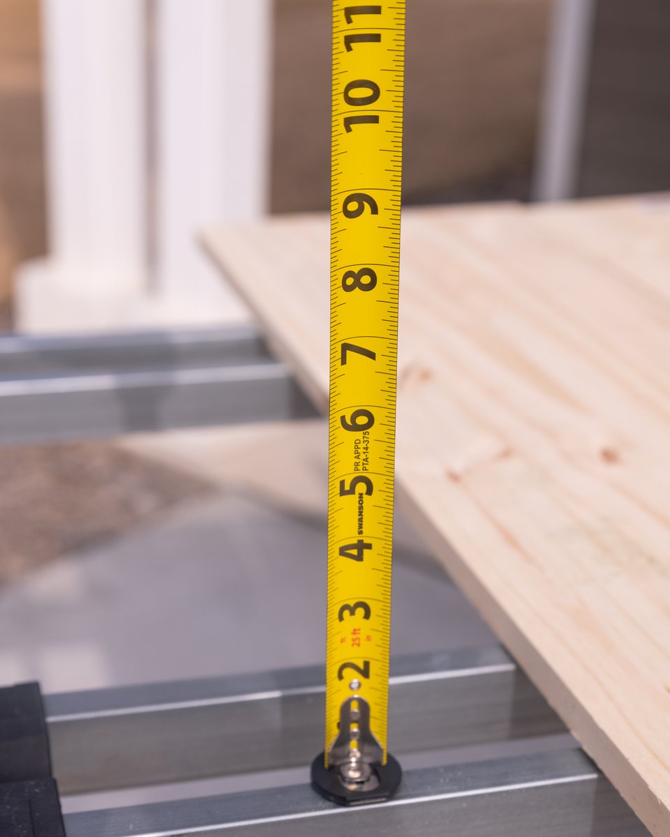 A magnetic tip on your tape measure means hands-free accuracy every time. #BuildingDesign #ConstructionLife