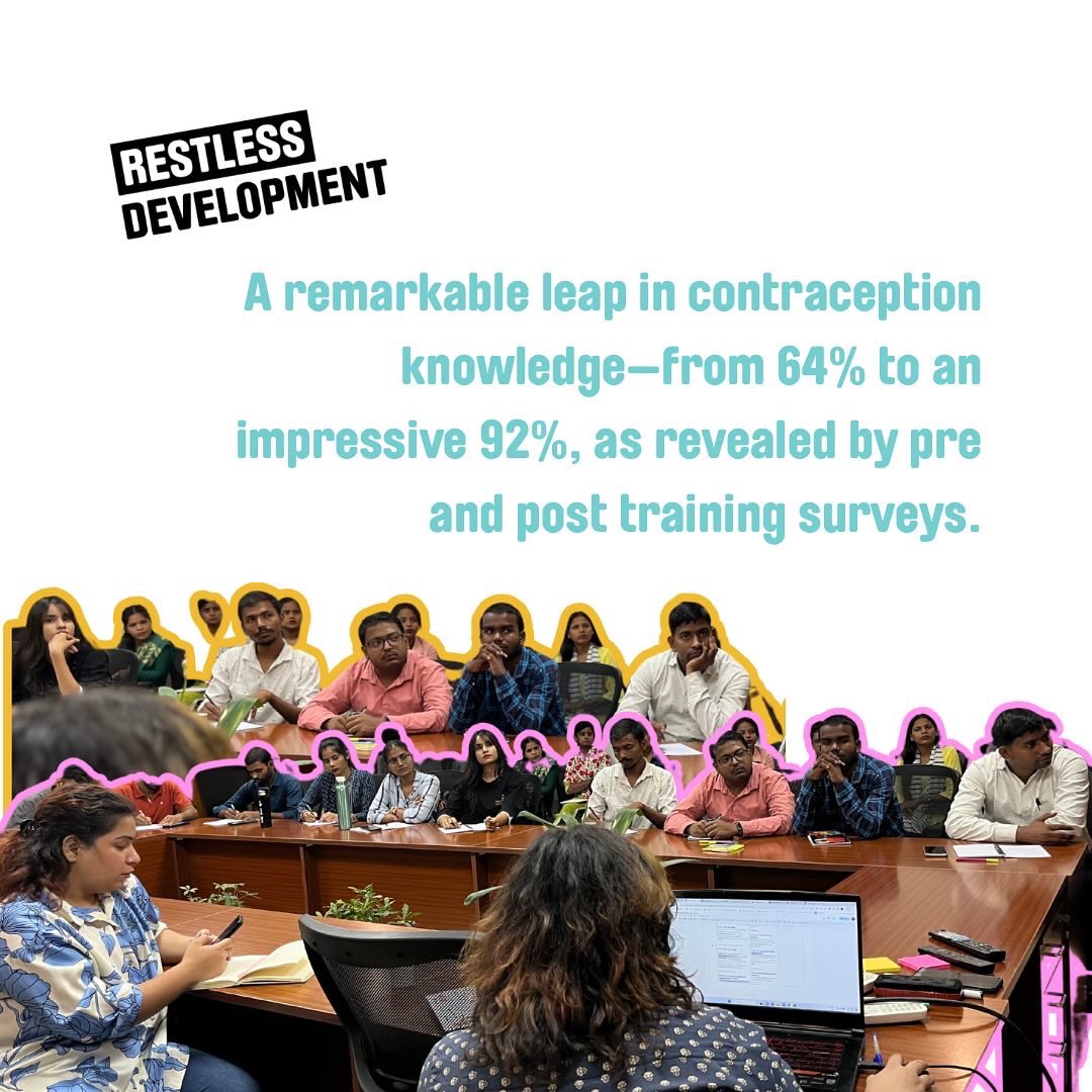 Discover the transformative impact of our MTV Nishedh programme! 📊🌟 We've empowered 8,850 young people in India with sexual health and rights training, boosting their knowledge of contraception from 64% to 92%. Together, let's continue raising awareness! 🩺✨#YouthEmpowerment