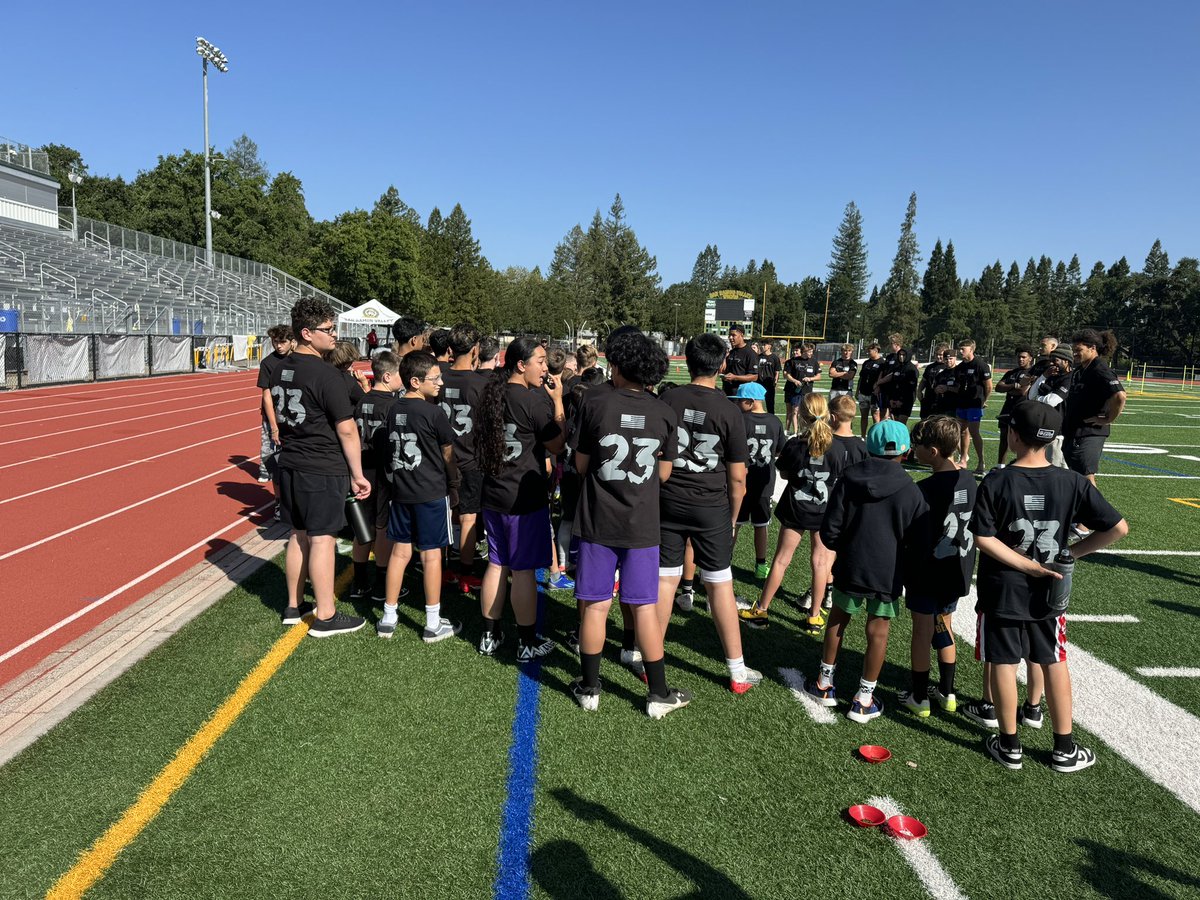 Brandon Huffman (@brandonhuffman) on Twitter photo Out at the Marco Jones Youth Skill Camp at San Ramon Valley HS. NorCal’s top 2025 defensive prospect Marco Jones hosting it to benefit <a href="/Helmets4Helmets/">Helmets4Helmets</a> Out at the Marco Jones Youth Skill Camp at San Ramon Valley HS. NorCal’s top 2025 defensive prospect Marco Jones hosting it to benefit <a href="/Helmets4Helmets/">Helmets4Helmets</a>