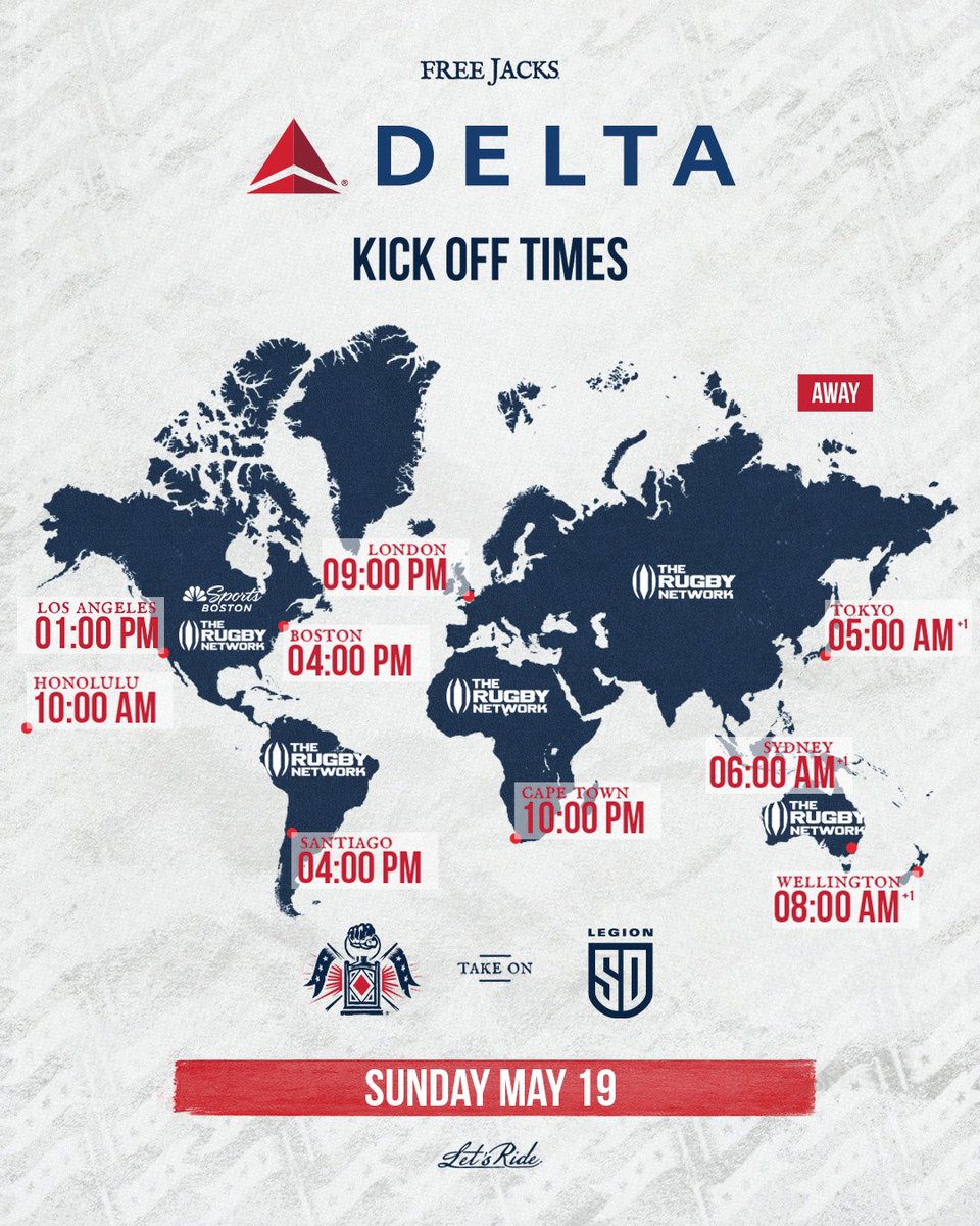 Kickoff times presented by @delta Where will you be watching from?