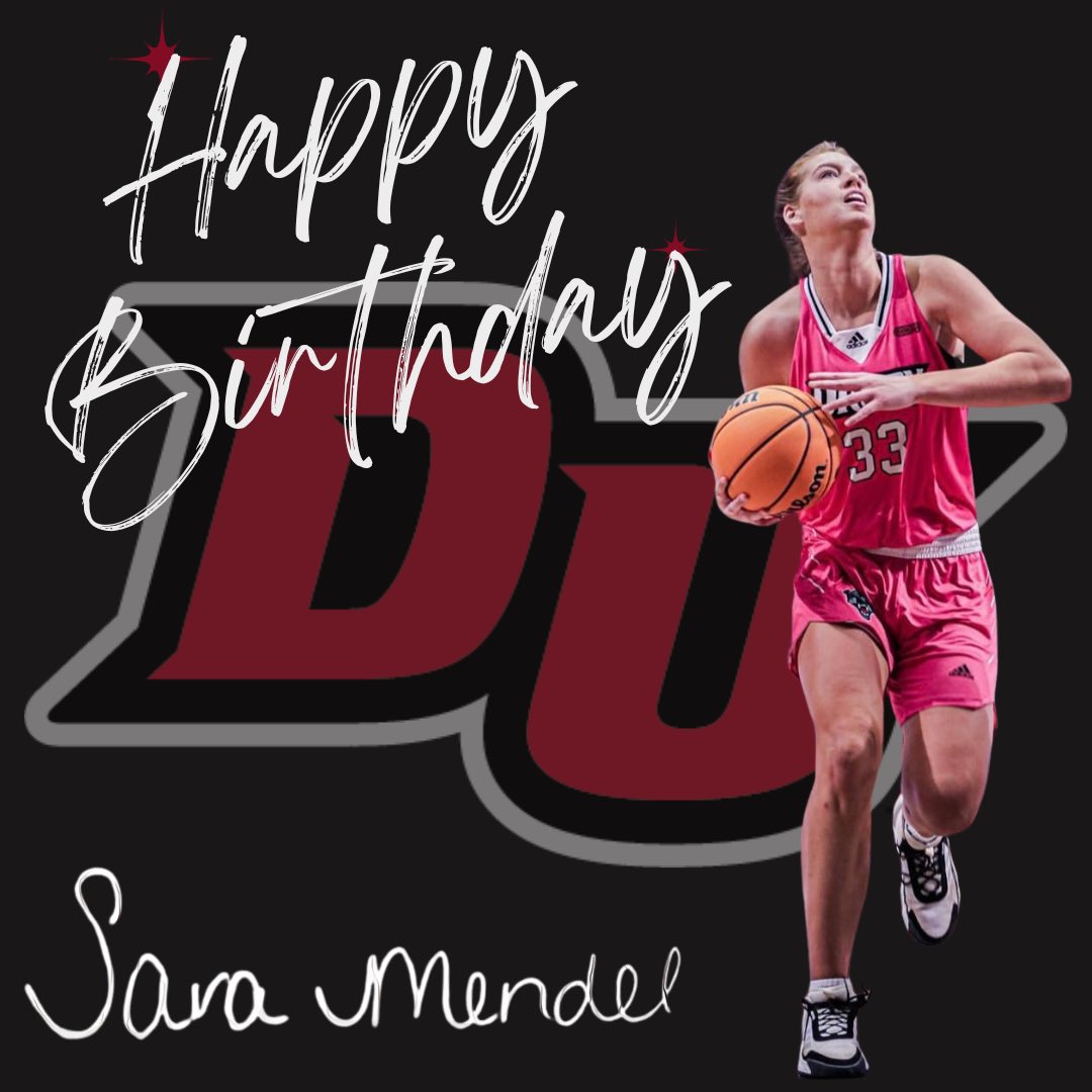 Help us wish a Happy Birthday to Big Dawg! ❤️ We hope you have the best day ever, Sara! 🐾🔥 #BeGreat | #allweDUiswin | #HAPPYBIRTHDAY