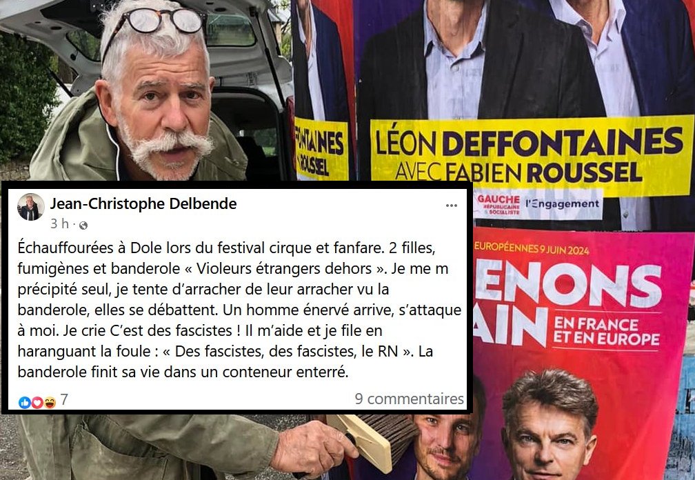 ⭕️ Violences revendiquées avec fierté par Jean-christophe Delbende militant communiste !  

Cautionnez vous cette violence politique @L_Deffontaines ?

@anais_nemesis_
@yona_nms 

facebook.com/jeanchristophe…