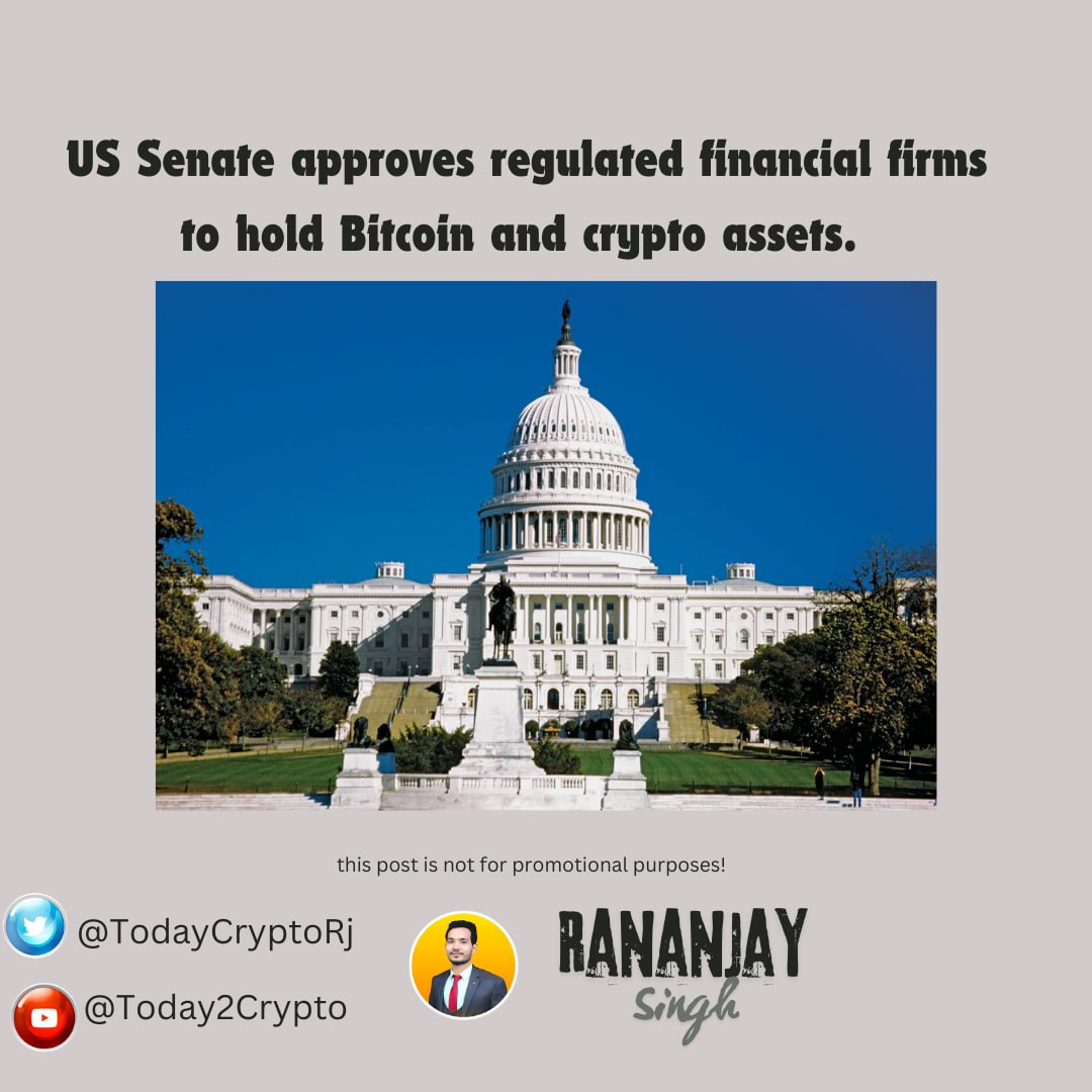 Finally some good news of crypto from US🐳! #us #senate #assests #Crypto