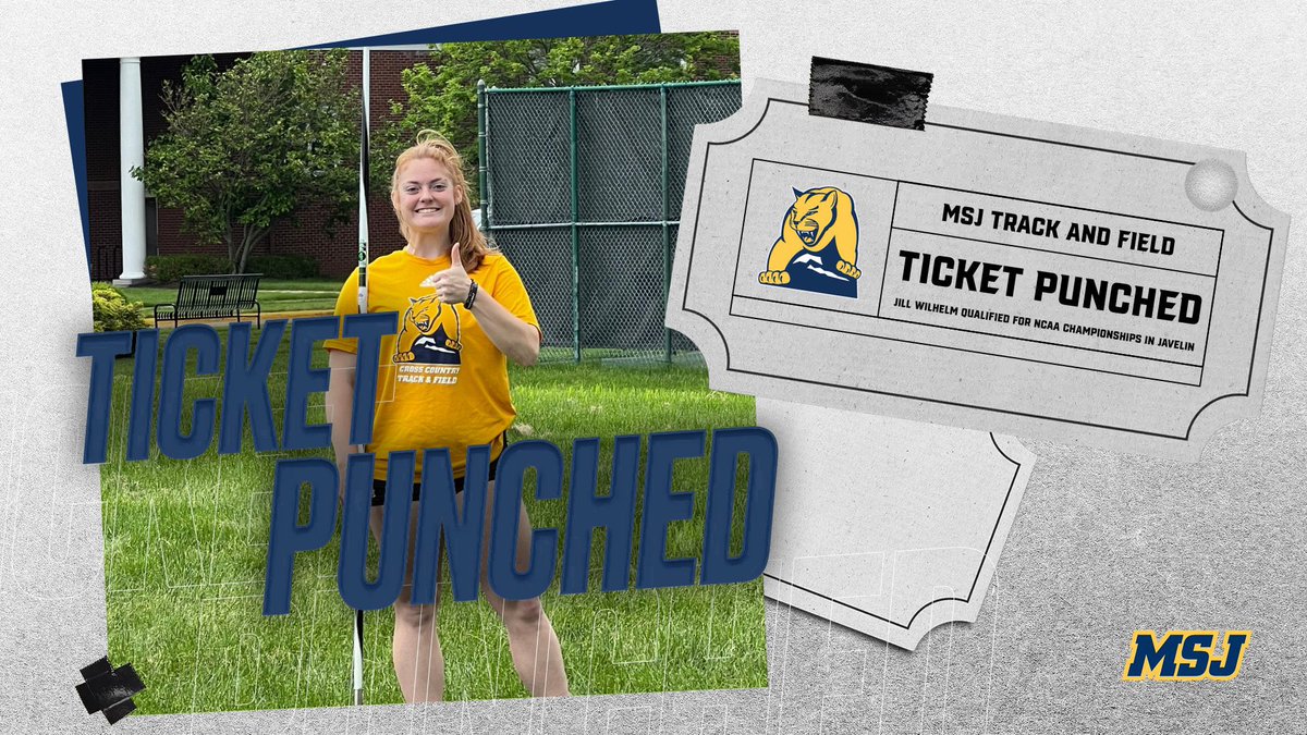 Jill Wilhelm of the MSJ Track & Field team has qualified for the 2023 NCAA Championships in Myrtle Beach, South Carolina!