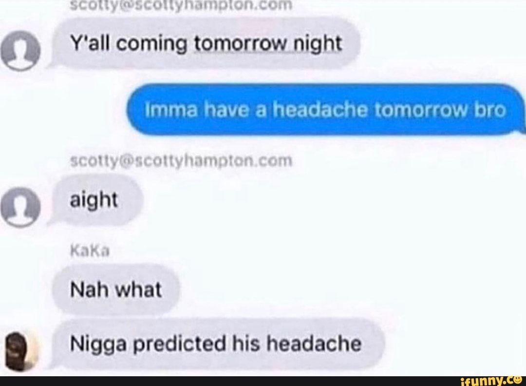 Bro really predicted his headache 😭