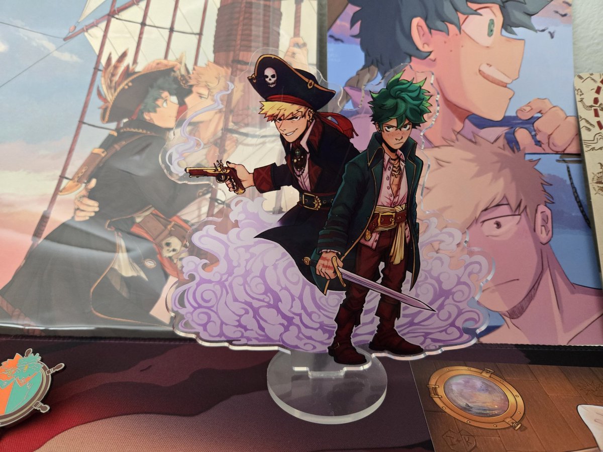 The vibrant colors and the details are so amazing 🥰

<a href="/deepseasbkdk/">Deep Seas: A BKDK Pirate Zine | COMPLETE 🦜</a> 

#bakudeku #bkdk #mha