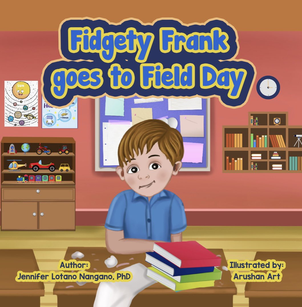 Field Days are coming up!  Why not read a book to spread the words of kindness, inclusion, and field day fun! 
#kidsbooks #adhd #schoolcounselors #kidsmentalhealth #InclusionMatters #InclusionMatters #njteachers #schools 

amazon.com/Fidgety-Frank-…
